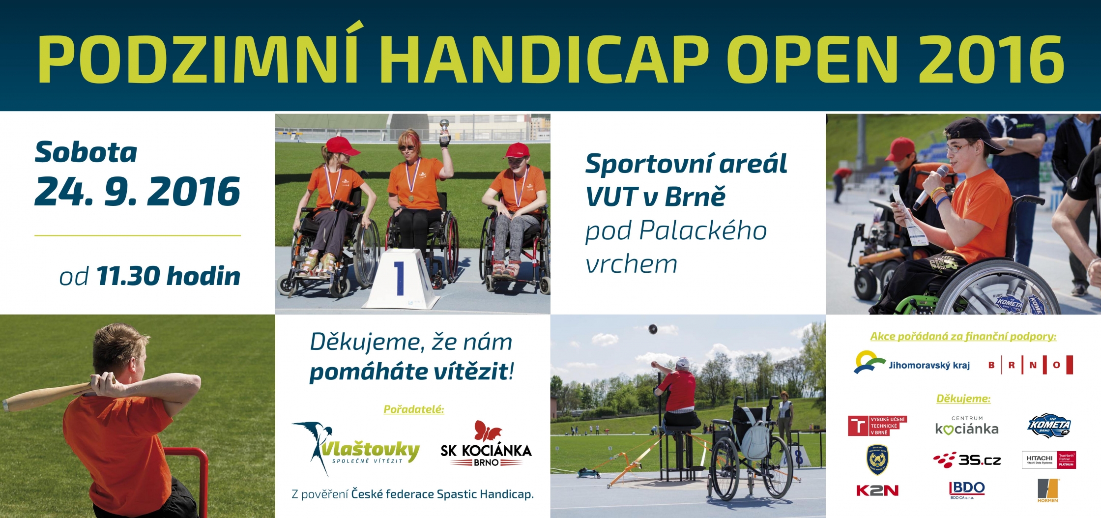 Pozvánka na Podzimní Handicap Open 2016